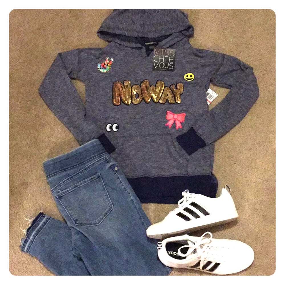 Appliqué hoodie from Miss Chievous